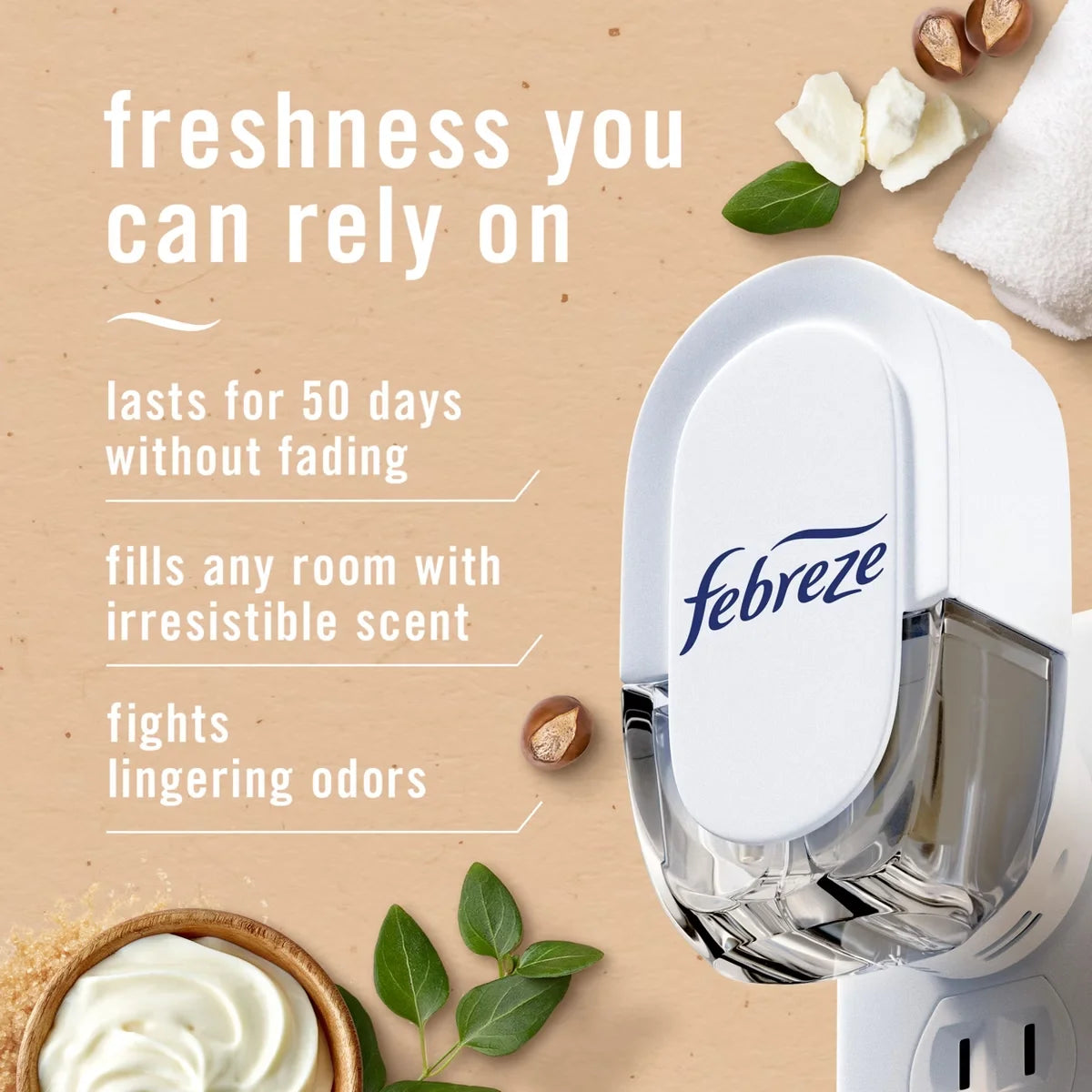 Febreze Plug Dual Refill Air Freshener - Soothe & Restore - 1.75 fl oz/2ct