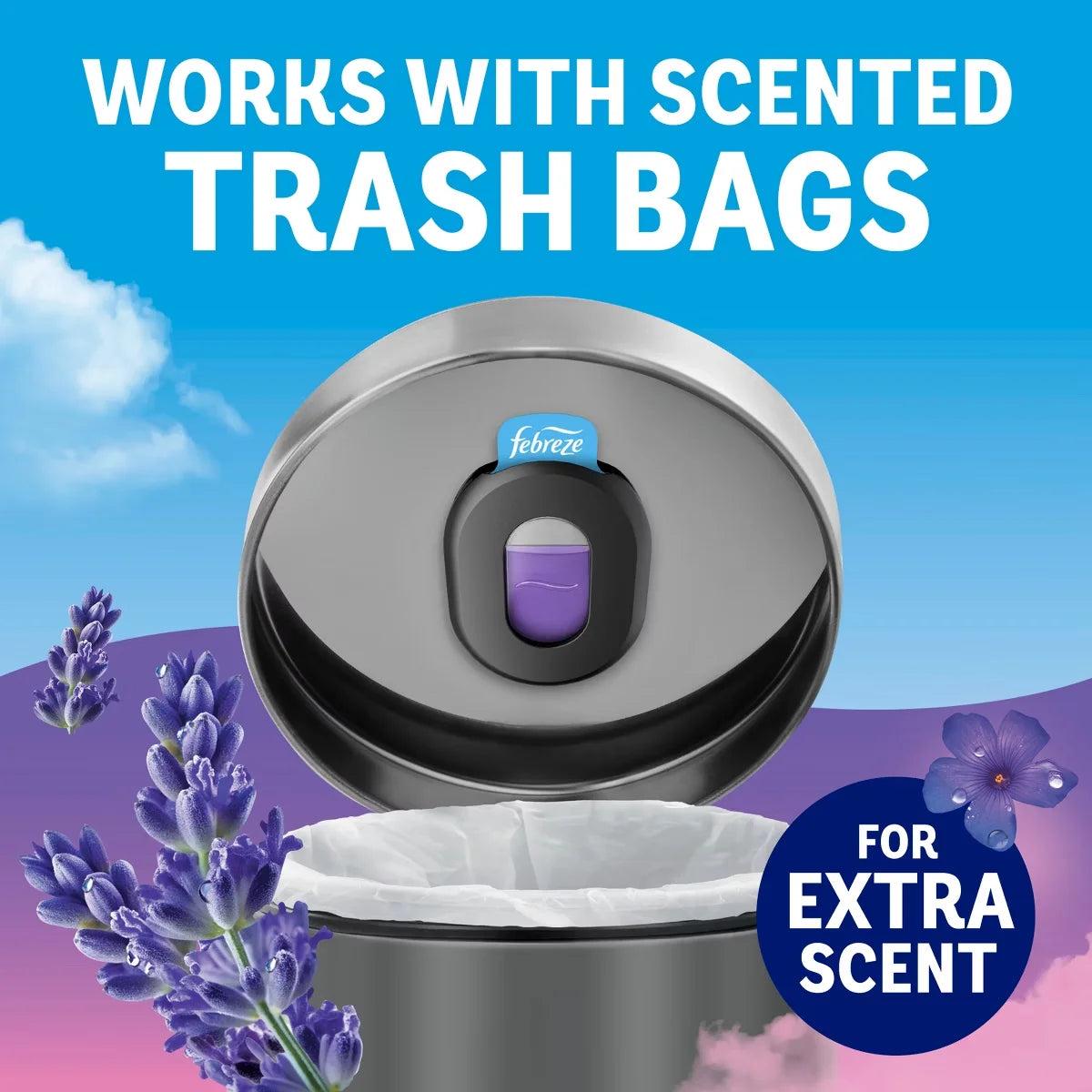 Febreze Trash Aisle Air Freshener Starter Kits - Lavender