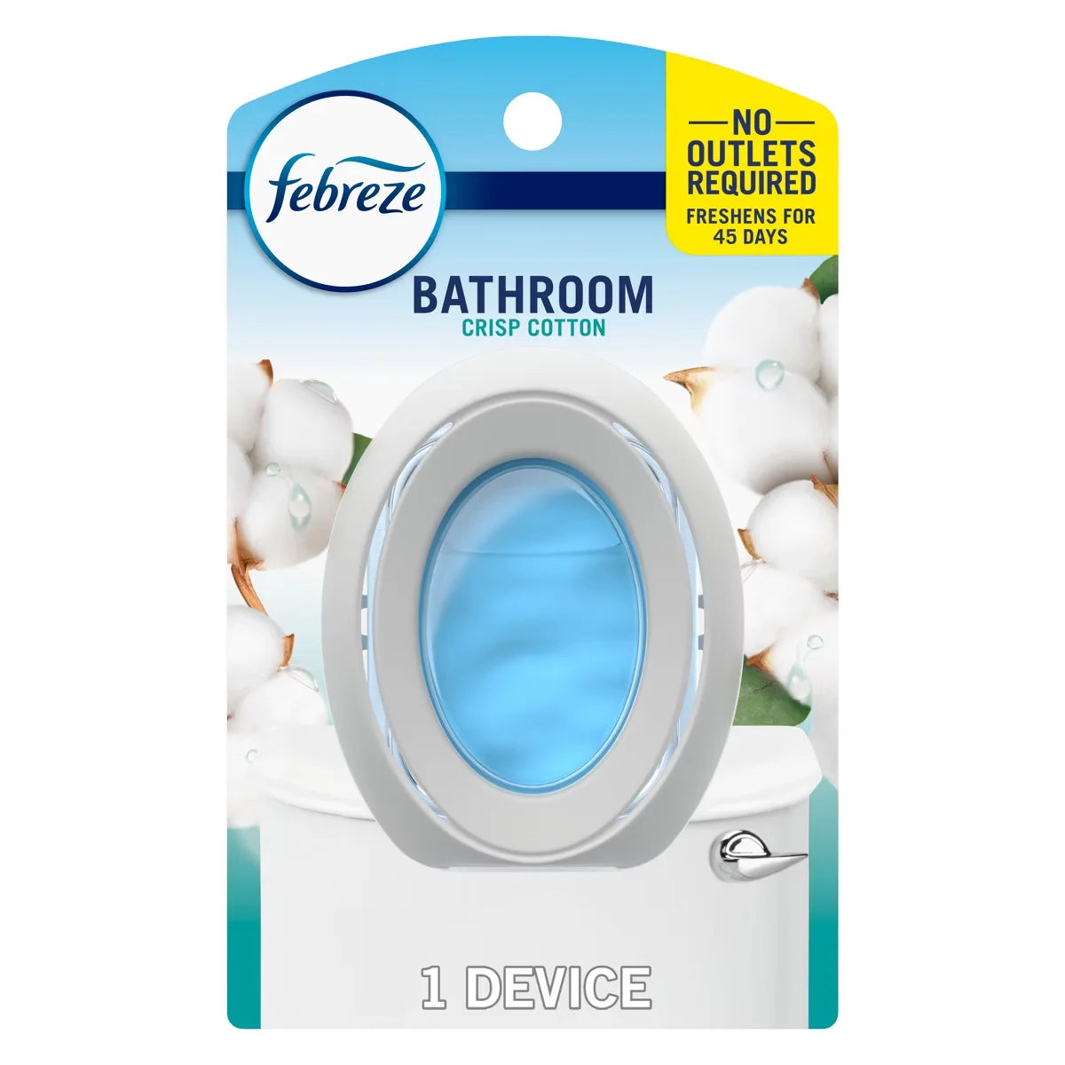 Febreze Crisp Cotton Bathroom Air Freshener