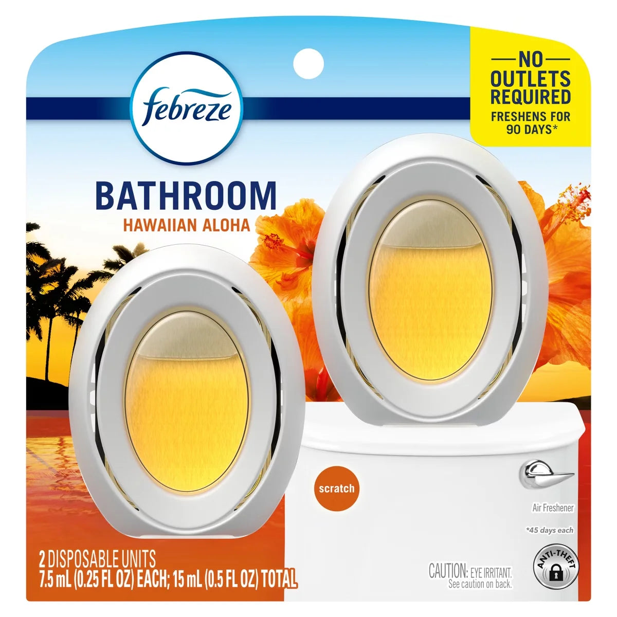Febreze Bathroom Hawaiian Air Fresheners Aloha - 2ct