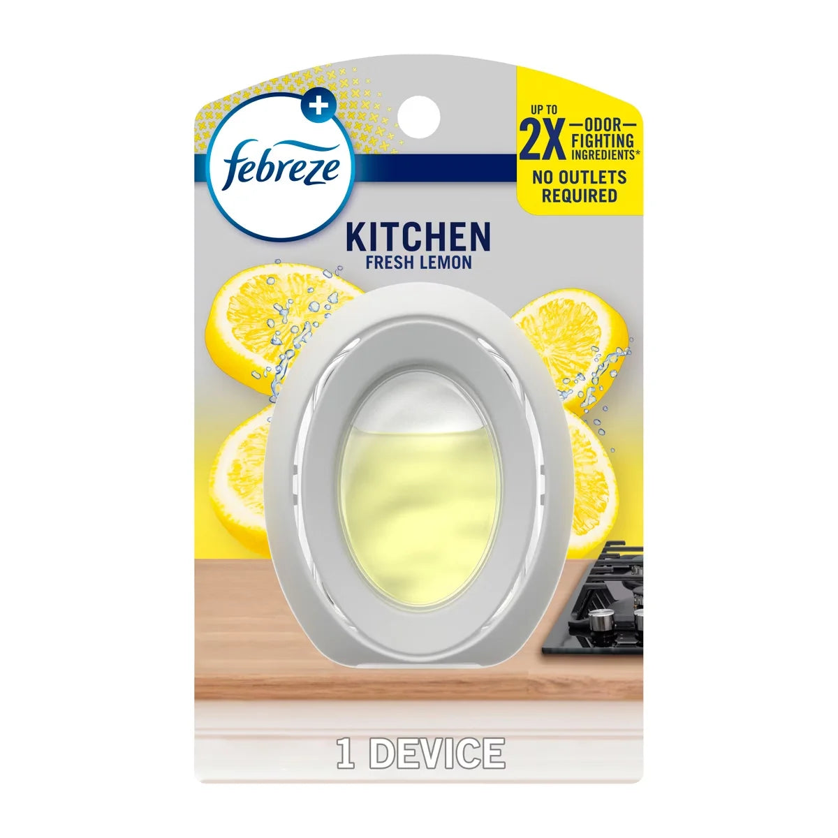 Febreze Heavy Duty Kitchen Air Freshener - Lemon - 1ct