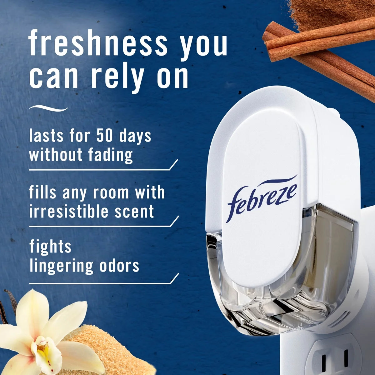 Febreze Plug Dual Sugar Cookie Air Freshener Refills - Cinnamon - 1.75 fl oz/2pk