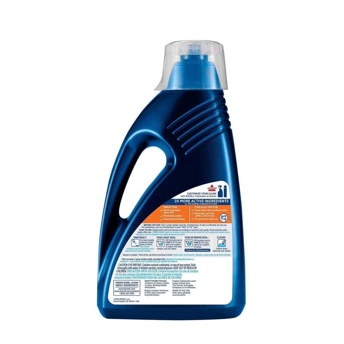 Febreze with Gain Scent Oxy Formula: Carpet Cleaner Solution & Shampoo, Eliminates Odors & Stains, 60 oz Liquid