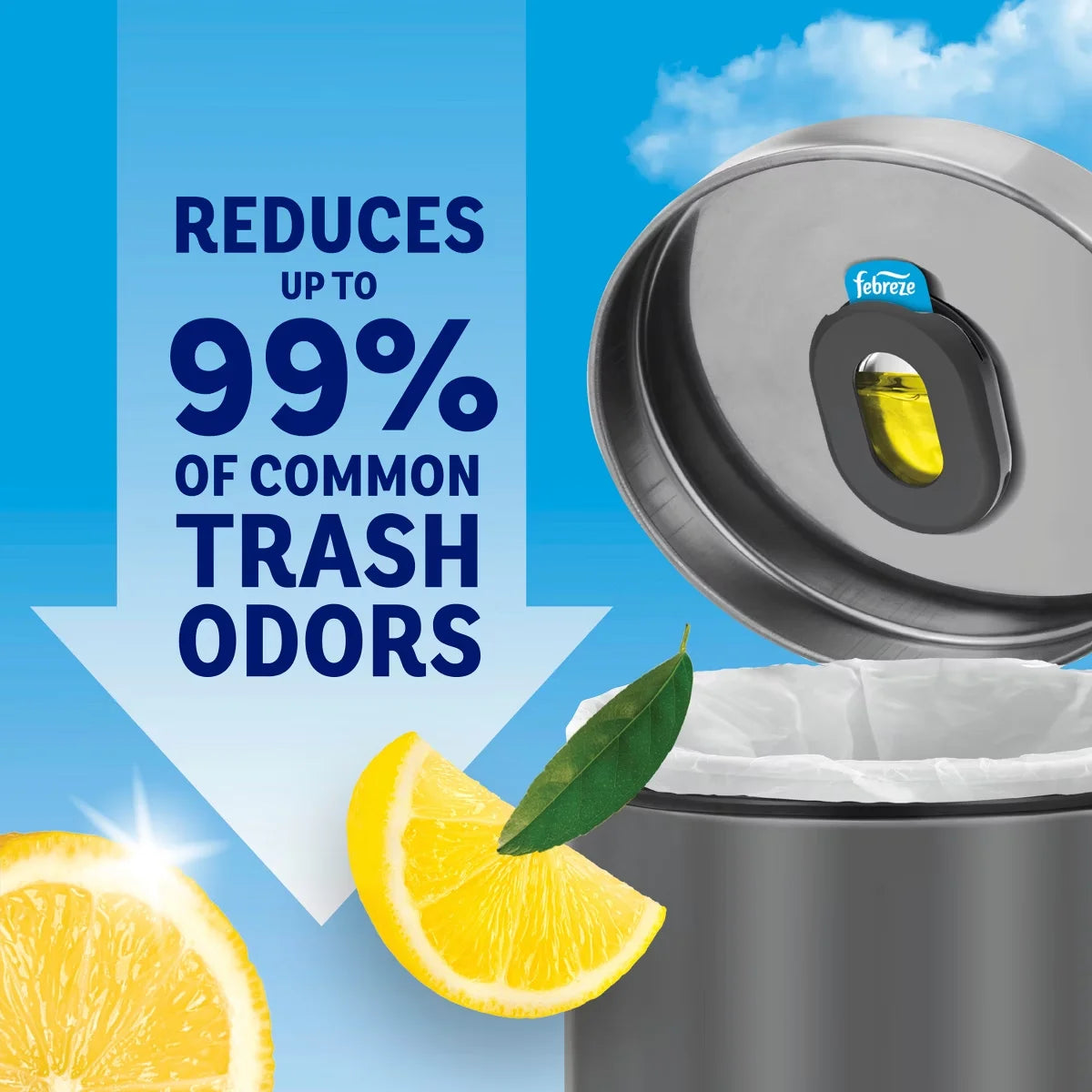 Febreze Trash Fresh Lemon Air Freshener Starter Kit