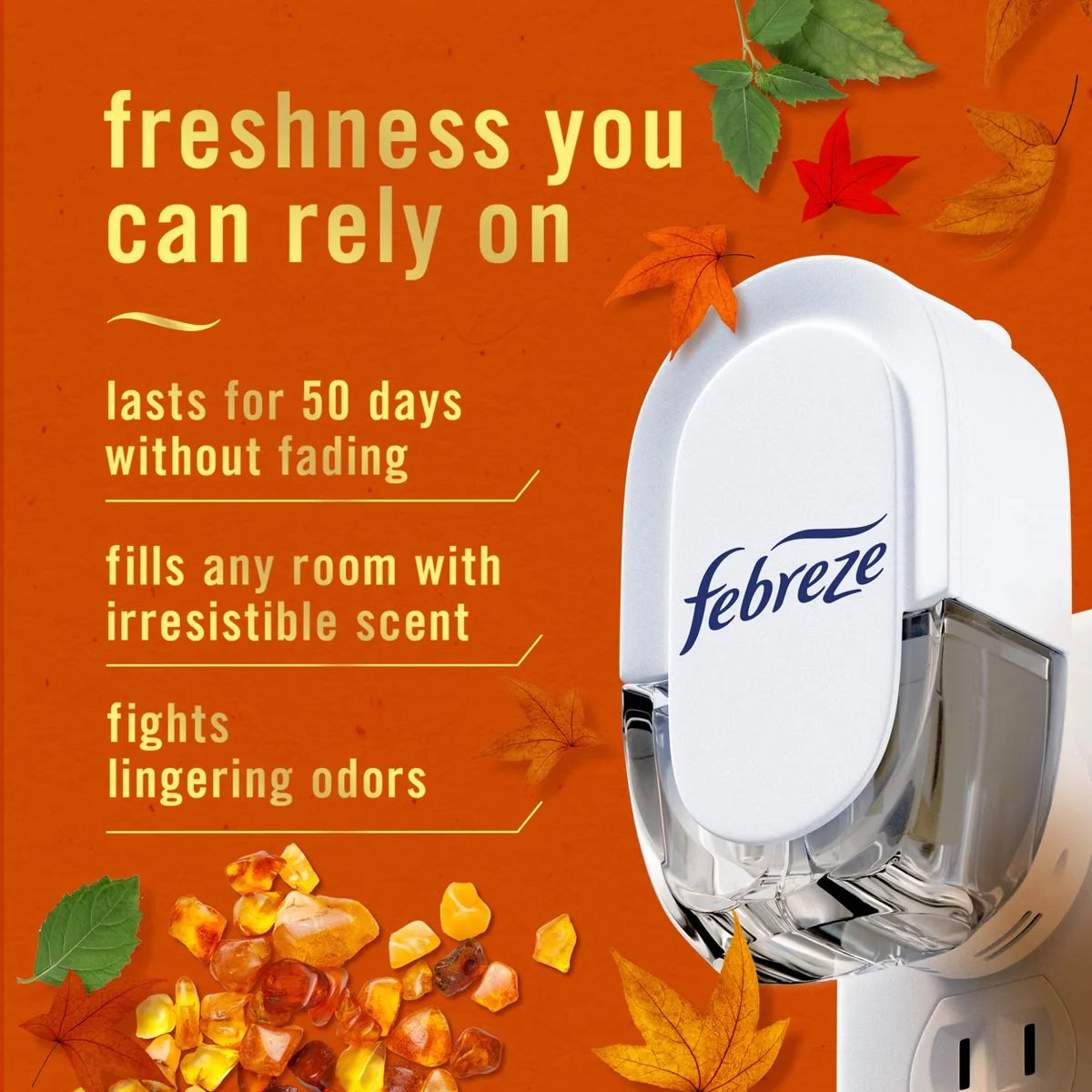 Febreze Luxe Plug Air Freshener Refills - Mixed Premium Holiday - 2.63 fl oz/3ct